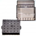 25 Hole BurButler Base and Tall Lid. Jet Black