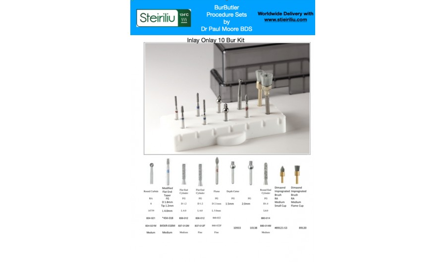 Restorative Procedure Kits  Using BurButler and SS White Burs  by Steiriliu