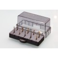 10 Hole BurButler Base and Lid. Jet Black