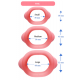 VisionButler PINK Combo Large Medium Small VisionButler PINK Combo Large Medium Small