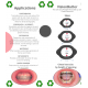  VisionButler Combo Pack x5 (Pink Medium)